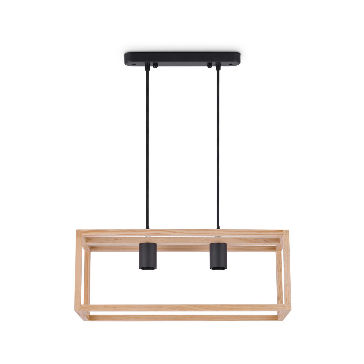 PENDELLEUCHTE Björn - Schwarz, Metall (50/19/19cm) - Paco Home