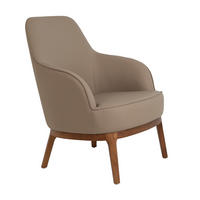 SESSEL Kunstleder - Nussbaumfarben/Grau, Textil (71/90/71cm) - ANGEL CERDA