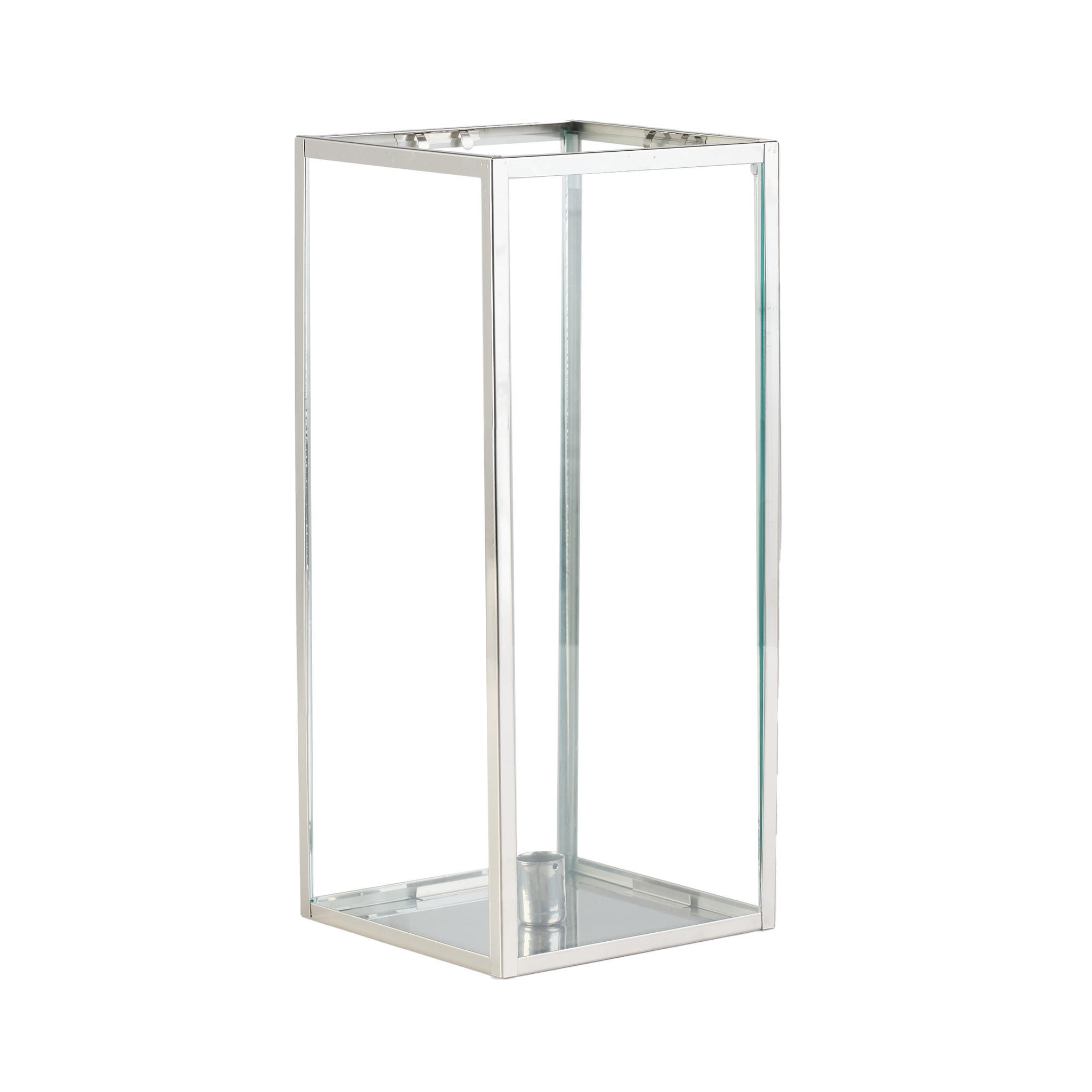 KERZENSTÄNDER Epoch - Silberfarben, Metall (15/35/15cm) - home&you