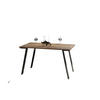 ESSTISCH Liwia ausziehbar bis 210 cm - Mooreichefarben, Holzwerkstoff (130/80/76cm) - Endo-Moebel