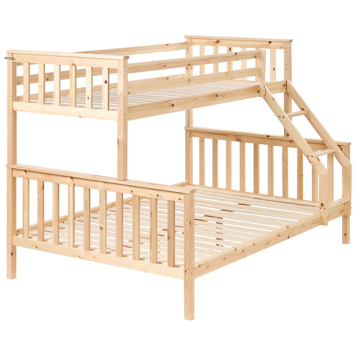 HOCHBETT 90-140/200 cm Hellbraun Bierne - Hellbraun, Holz (140/200cm) - Beliani