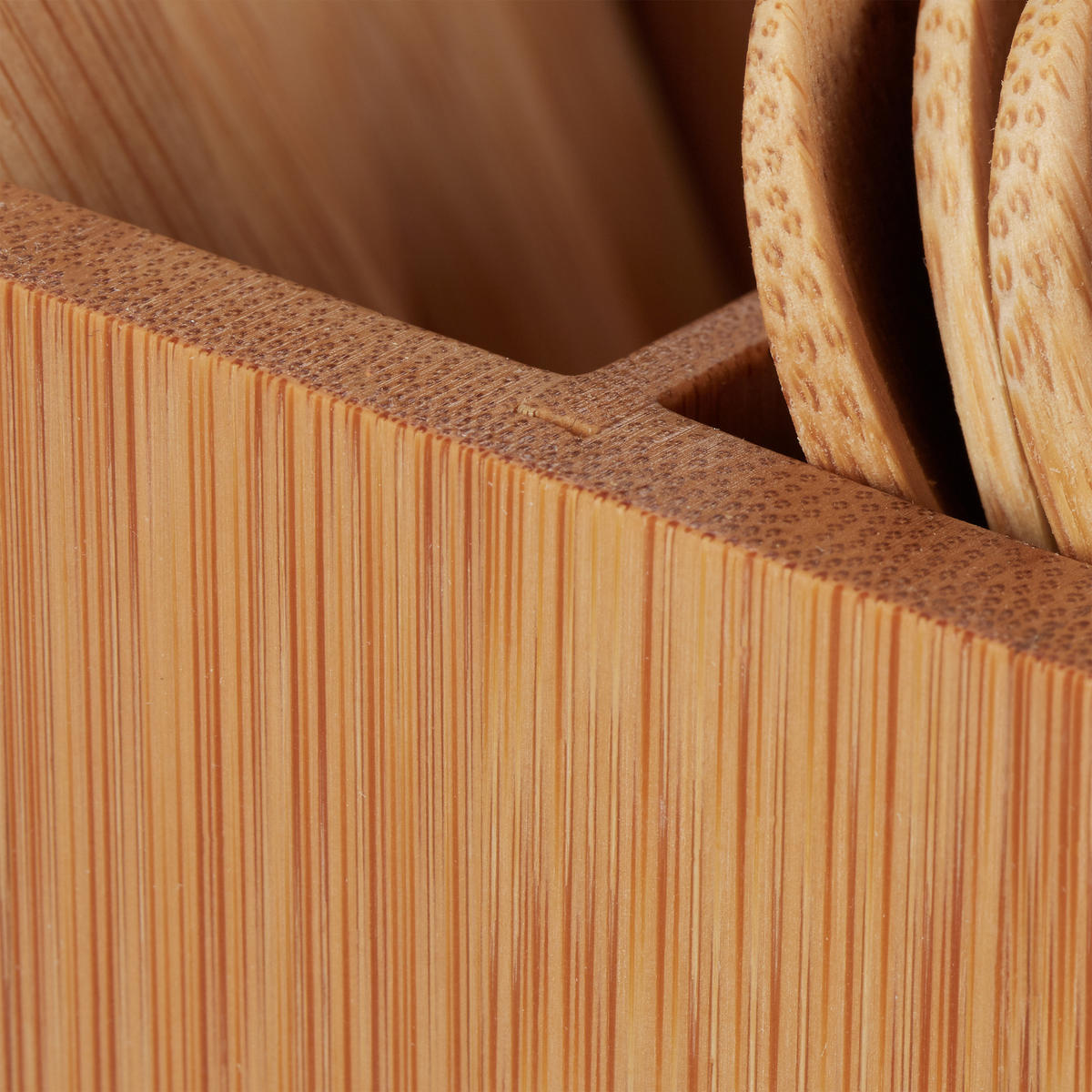 BESTECK Set - Hellbraun, Holz - Relaxdays