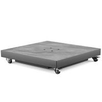 SCHIRMSTÄNDER Sonnenschirmständer Ceramic mit Sand befüllbar für Ampelschirme 90 kg - Anthrazit, Metall (81/81cm) - Platinum