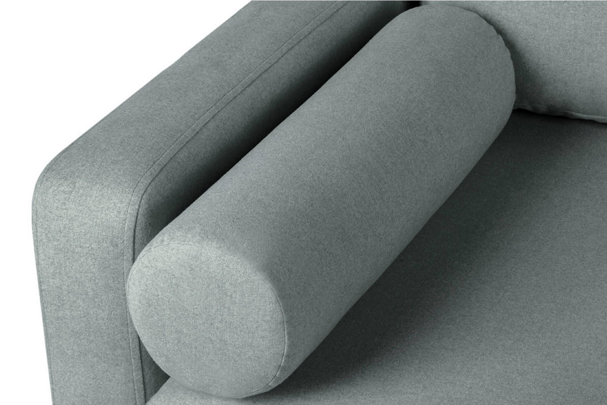 3-SITZER-SCHLAFSOFA ERISO mit weiche Sitzfläche und hohe Rückenlehne, Strukturstoff, mint - Braun/Mintgrün, Textil (220/80/100cm) - KONSIMO®