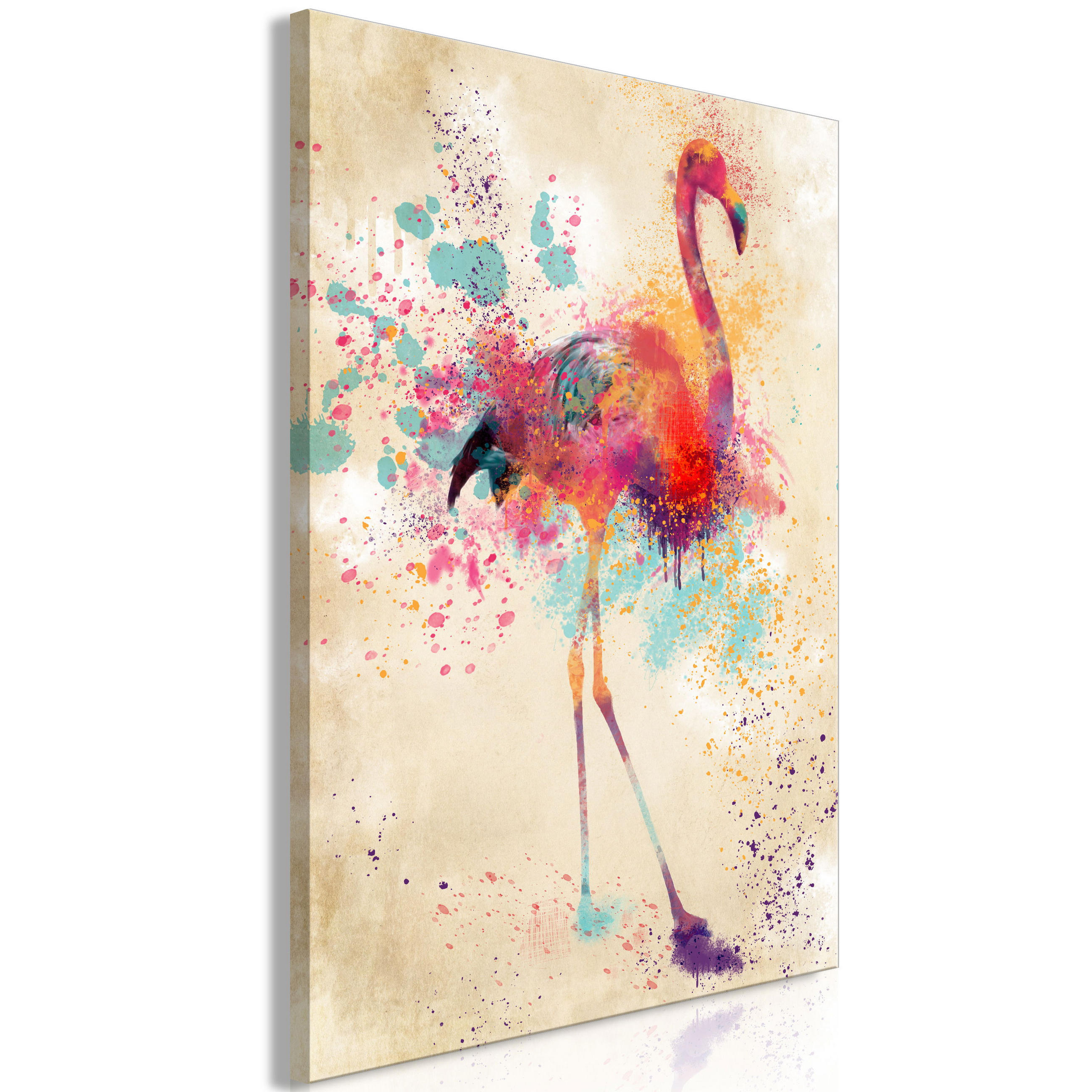 KUNSTDRUCK Bunt 40/60 cm - Multicolor, Textil (40/60cm) - KUNSTLOFT