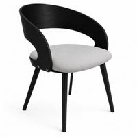STUHL Schwarz 105 - Schwarz, Holzwerkstoff (52/48/47cm) - Sepro Meble