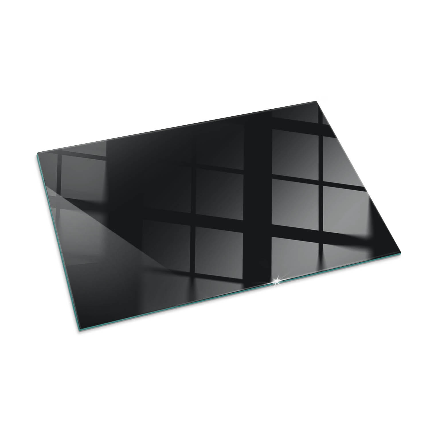 ArtPrintCave Glasplatte Schwarz 100x70x0.4 cm