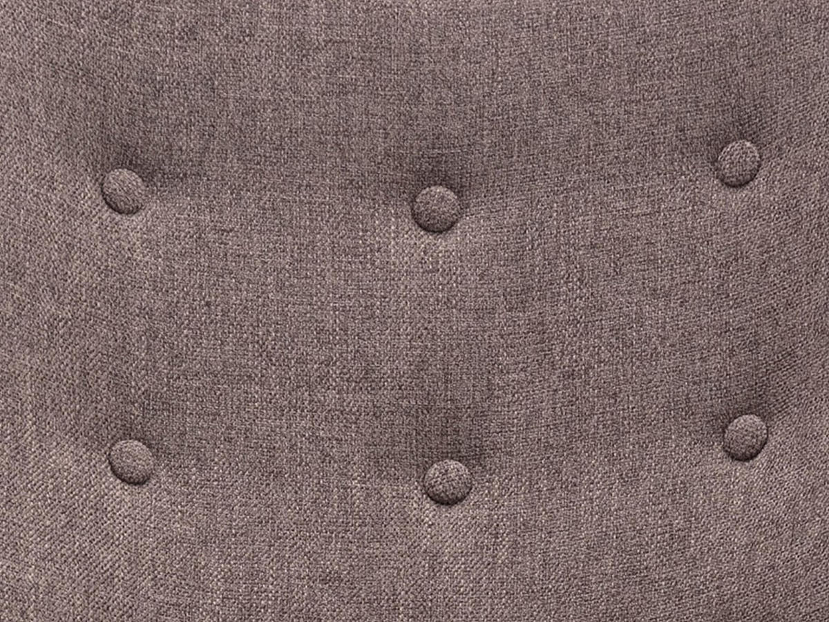 SCHAUKELSESSEL - melierter Stoff - Taupe - ELMINA II - Braun, Textil (86/91/68cm) - Vente-Unique