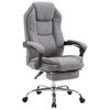BÜROSTUHL Castan, Stoff Grau - Grau, Textil/Metall (67/124/64cm) - TPFLiving