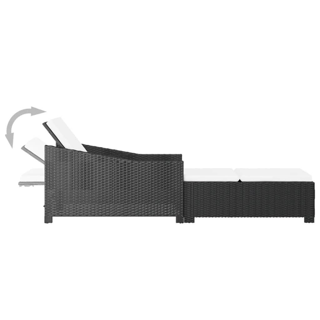 vidaXL Sonnenliege Creme 68x73x201 cm