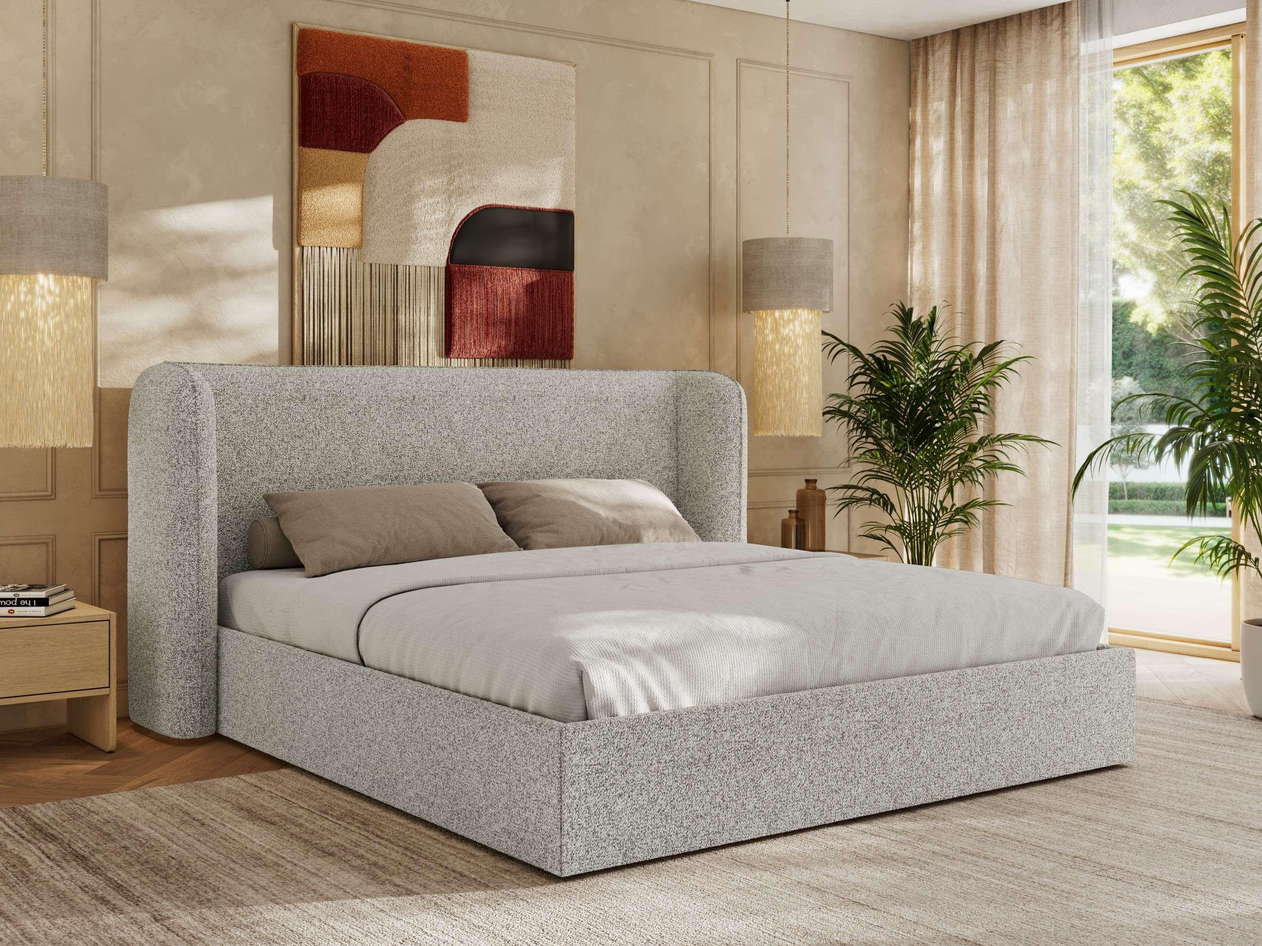 Thumbnail - MKS Polsterbett, Hellgrau, Textil, H3 + H4, 7-Zonen, Rechteckig, 140x200 cm, Oeko-Tex®, Schlafzimmer, Betten, Polsterbet...