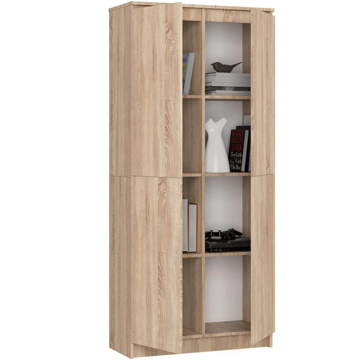 STANDREGAL Eiche Sonoma 180/80/35 - Sonoma Eiche, Holzwerkstoff (80/180/35cm) - RAUMHIRSCH FURNITURE