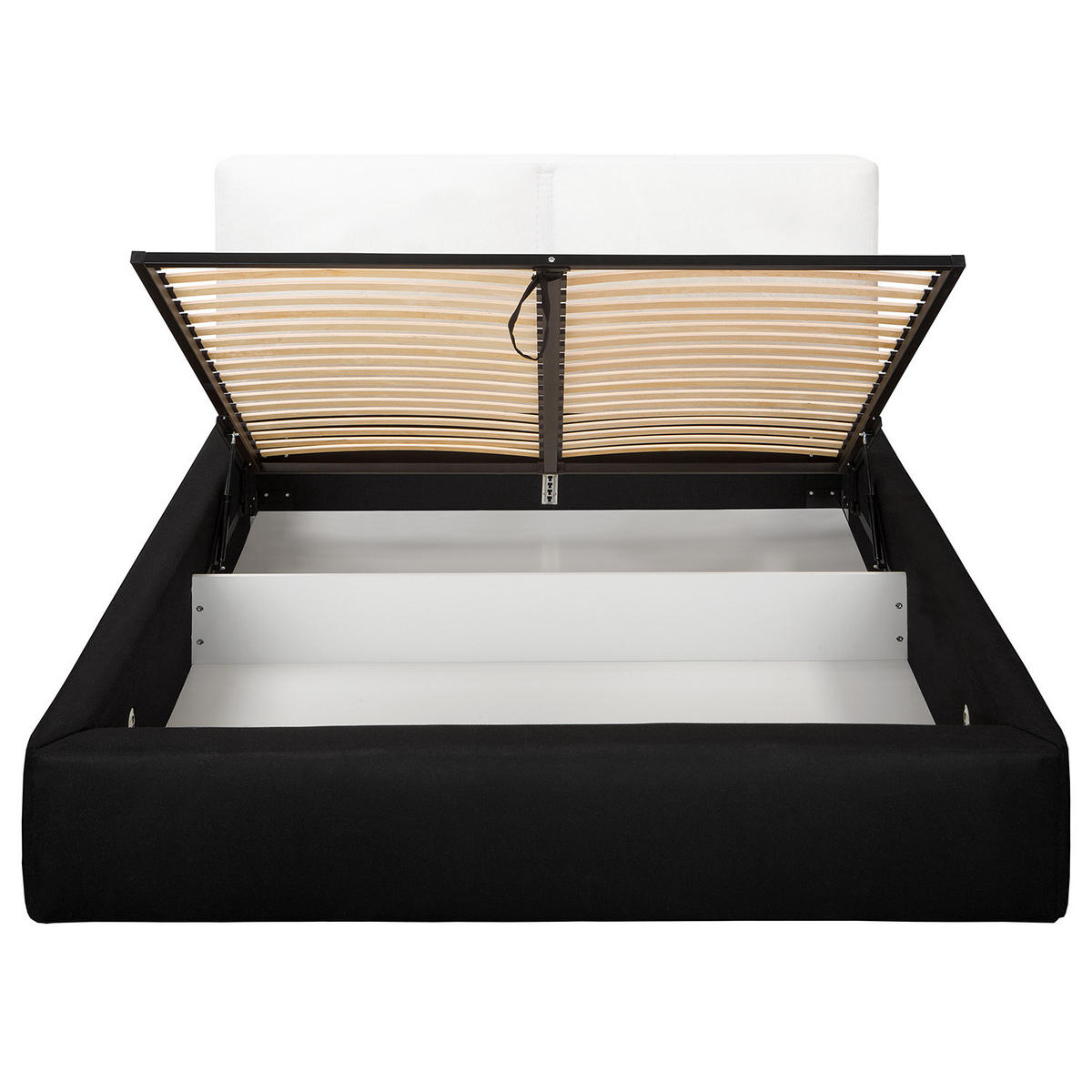 POLSTERBETT - Weiß, Textil (180/200cm) - home24