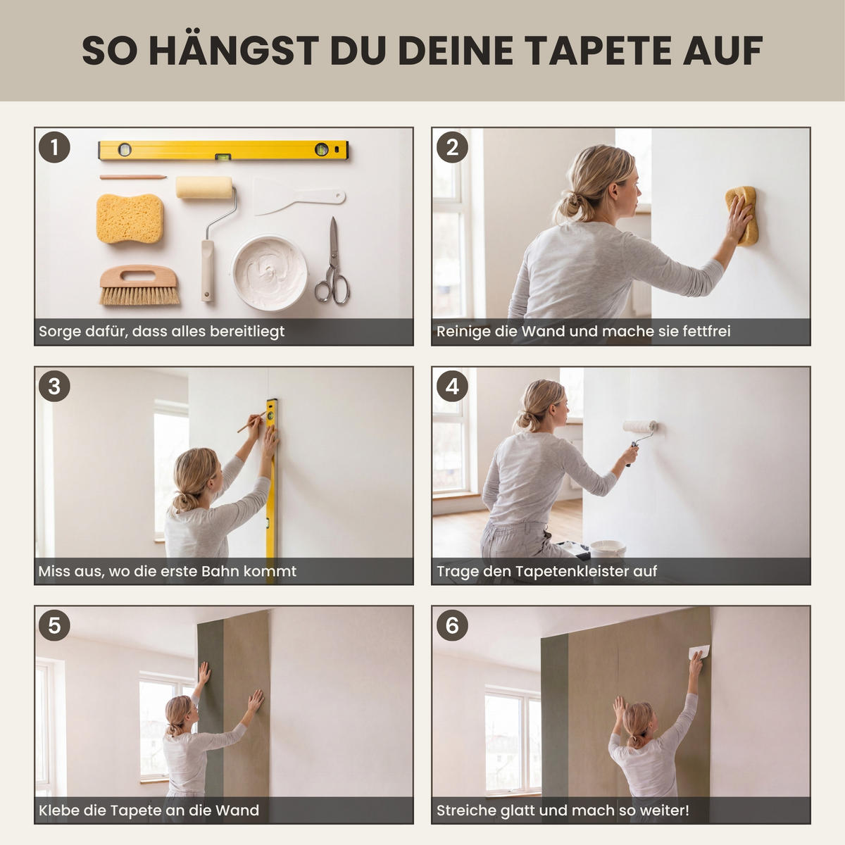 TAPETE - Unis - Abstrakt - Bordeaux - Linien - 400x280 cm - Multicolor, Papier (400/280cm) - OnlyWow