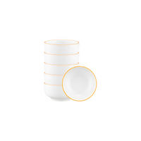 DIPSCHALEN Sento Home Pure Lines Mango Orange ø 8,6 cm 6er Set - Orange, Keramik (8.6cm) - Seltmann Weiden