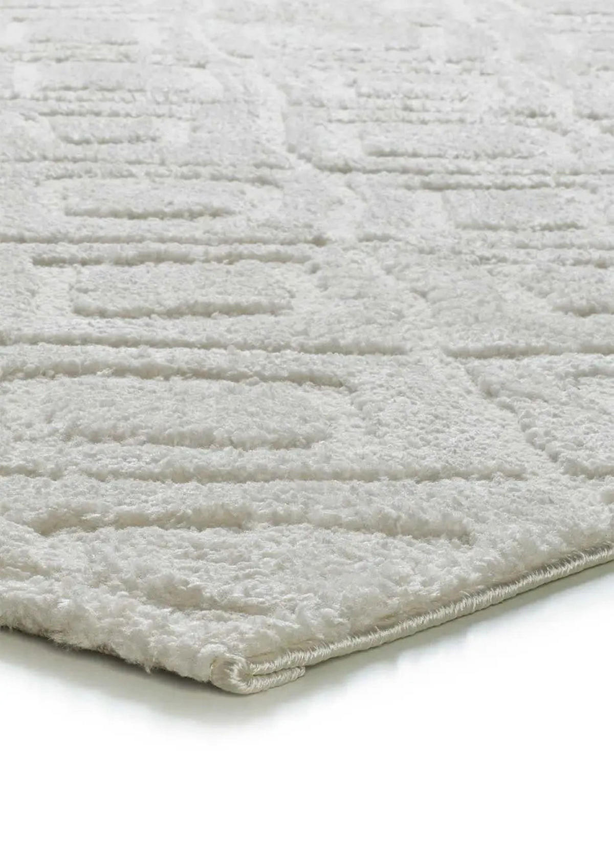 WEBTEPPICH Weiß Juno 190/285 cm - Weiß, Naturmaterialien/Textil (190/285cm) - Atticgo