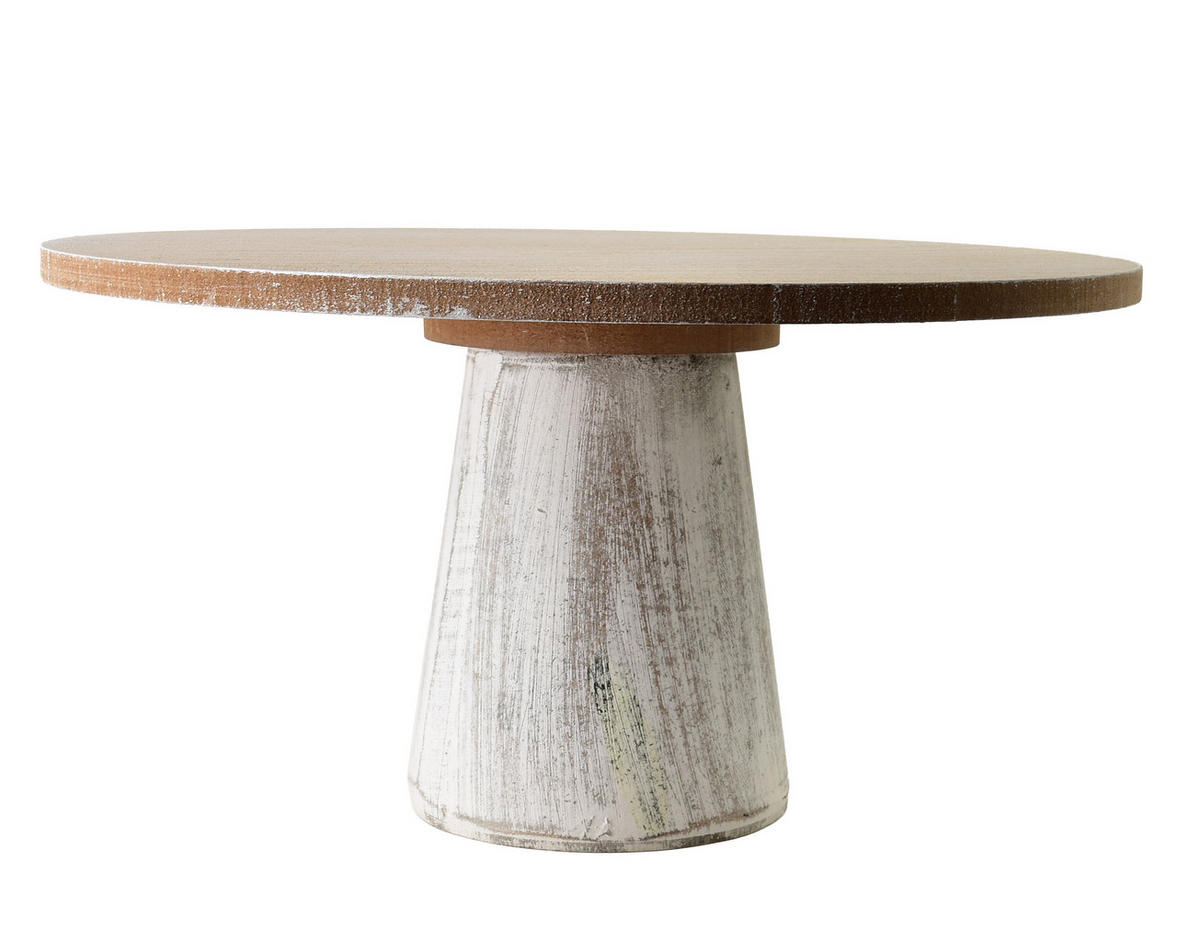 DEKOSCHALE Daz Natur 30/30/16 cm Holz - Braun, Holz (30/16cm) - Mondex