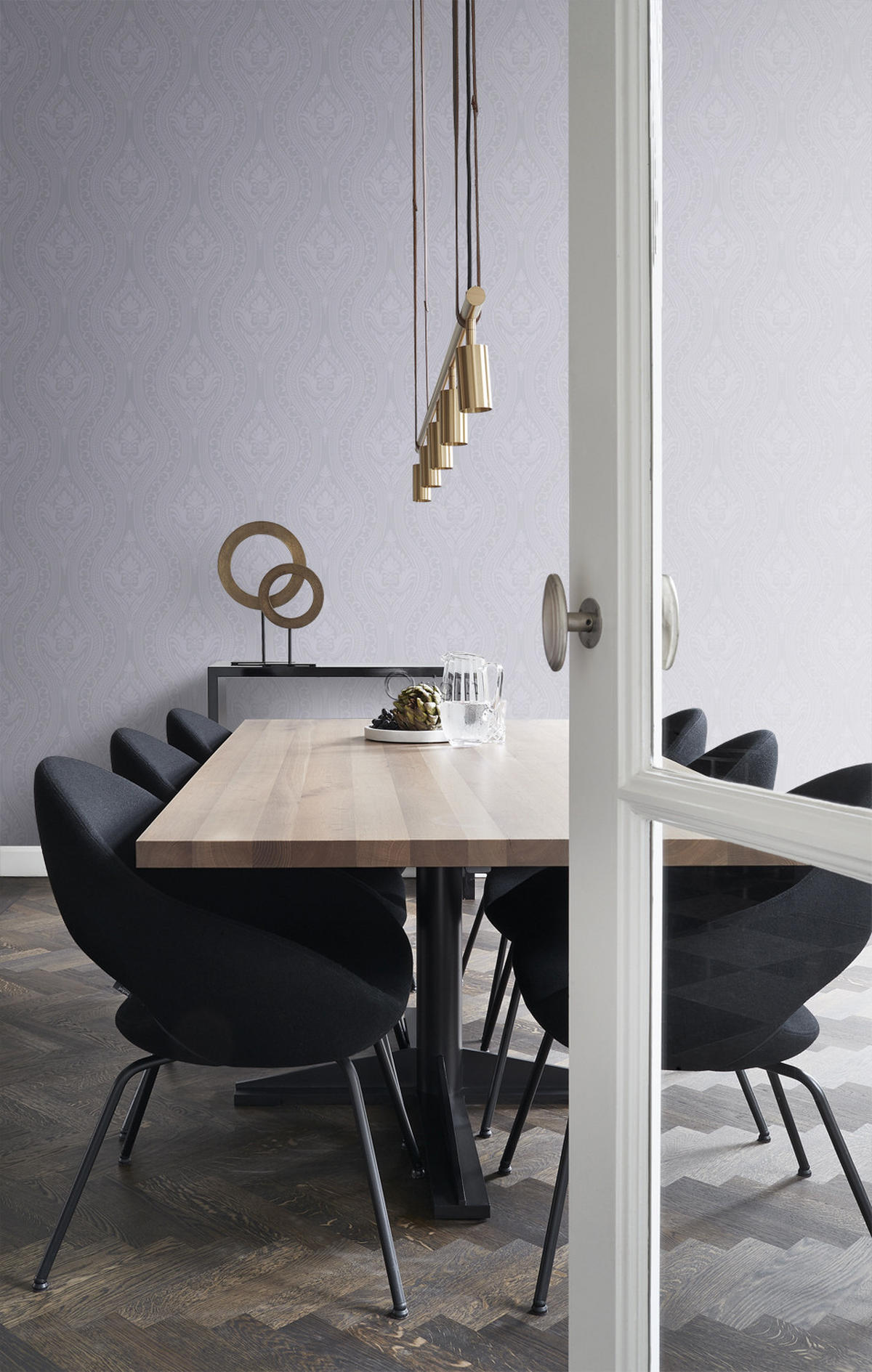 TAPETE Ornamente 53 cm x 10.05 m - Grau, Papier (53/1000cm) - Origin Wallcoverings