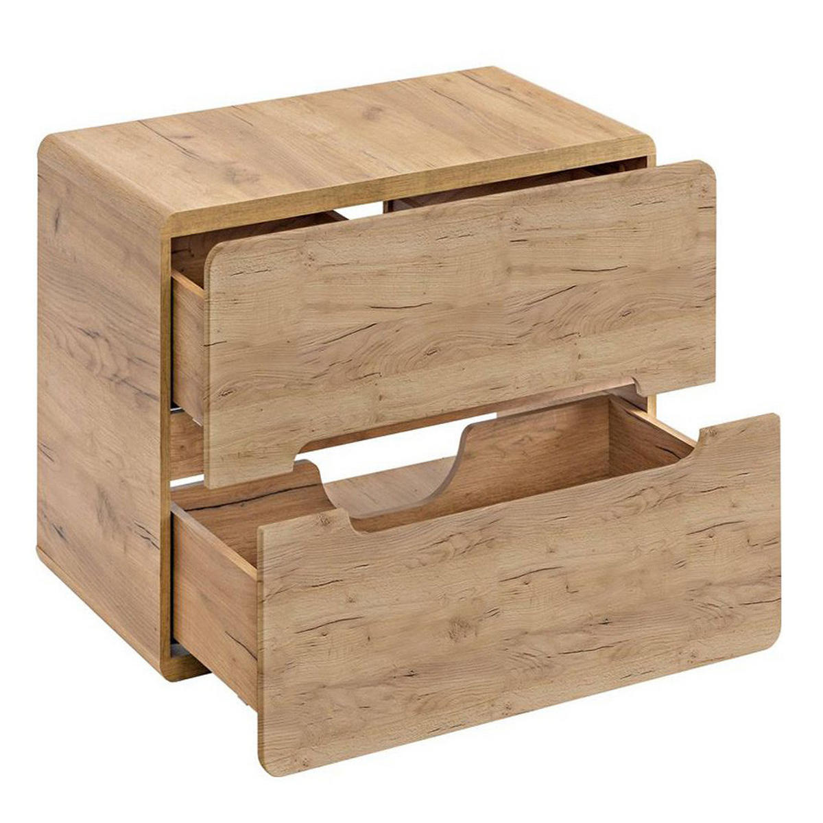 WASCHTISCH Luton-56 - Braun, Holzwerkstoff (60/67/46cm) - Lomado