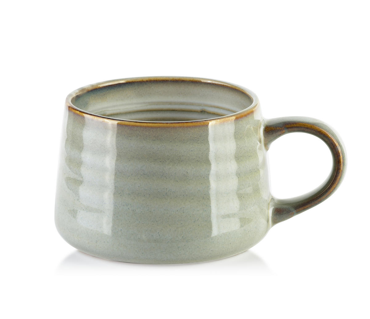 BECHER Basic Nature Beige 15/10/7.5 cm Keramik - Beige, Keramik (0.42L) - Mondex