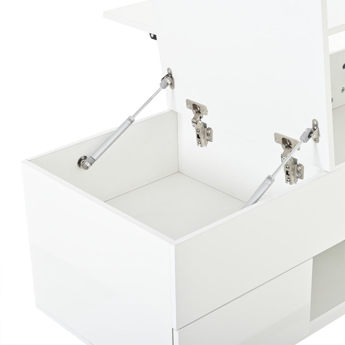 COUCHTISCH Weiß - Weiß, Holzwerkstoff (100/45/43cm)