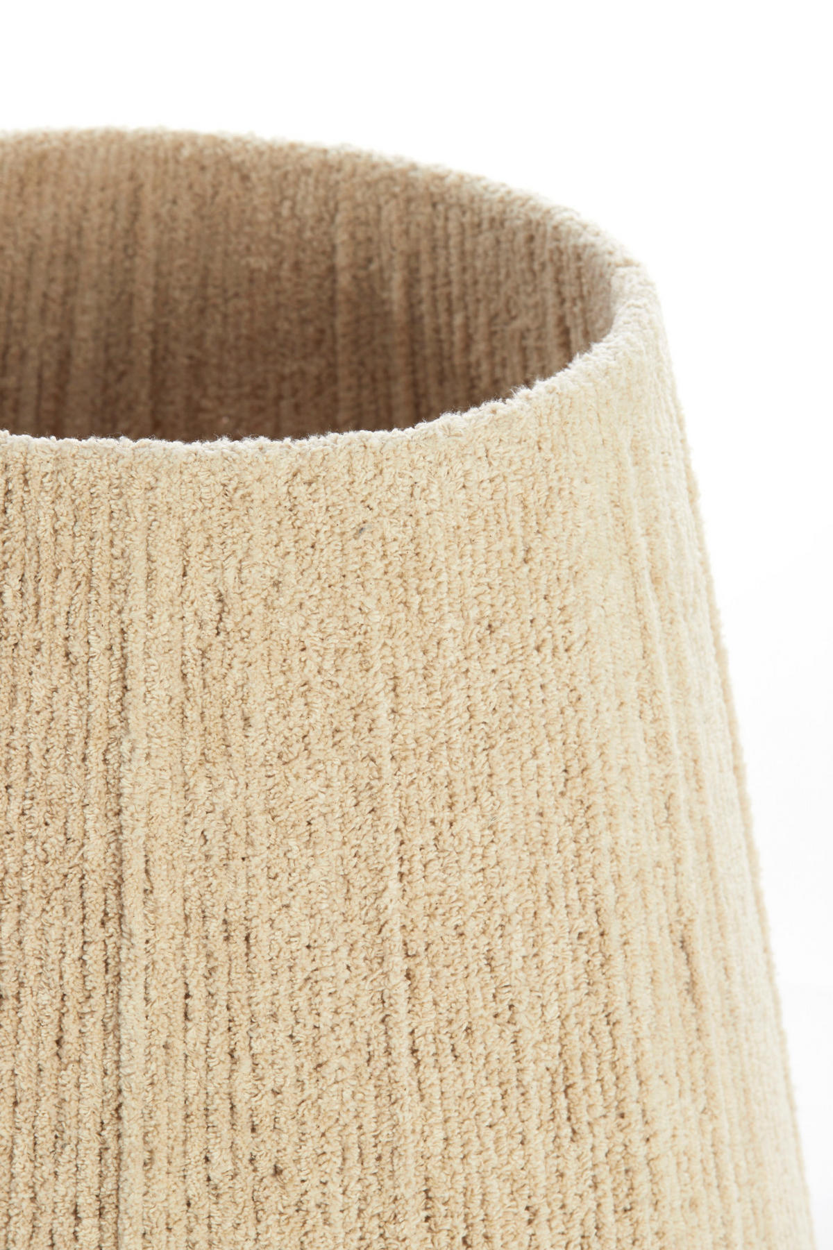 LAMPENSCHIRM Medana Weiß Ø45/40 cm - Weiß, Textil (45/45/40cm) - Light & Living