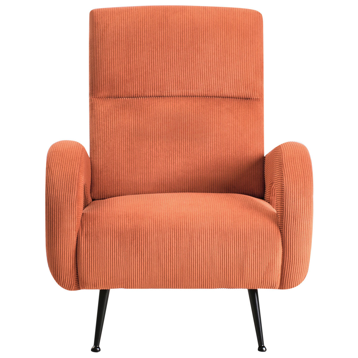 SESSEL Taupe Svalov - Orange, Textil (77/93/75cm) - Beliani