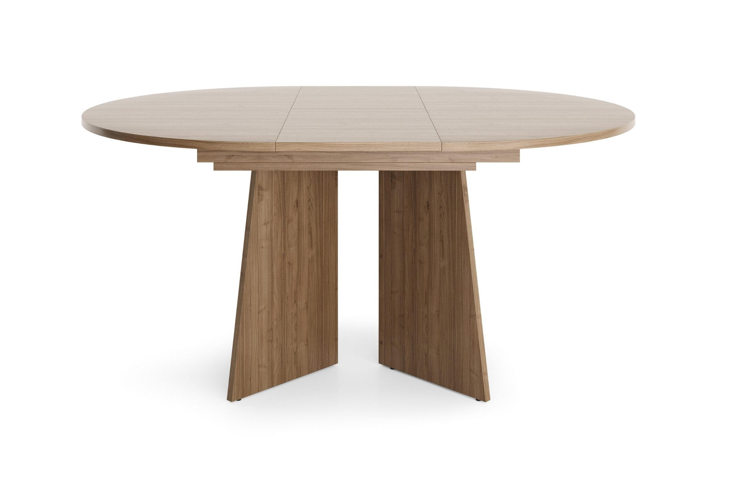 ESSTISCH AURO 09 120-160 / 76 cm in Kaschmir / Royal Nussbaum - Nussbaumfarben, Holzwerkstoff (120/160/76cm) - Deine Möbel 24