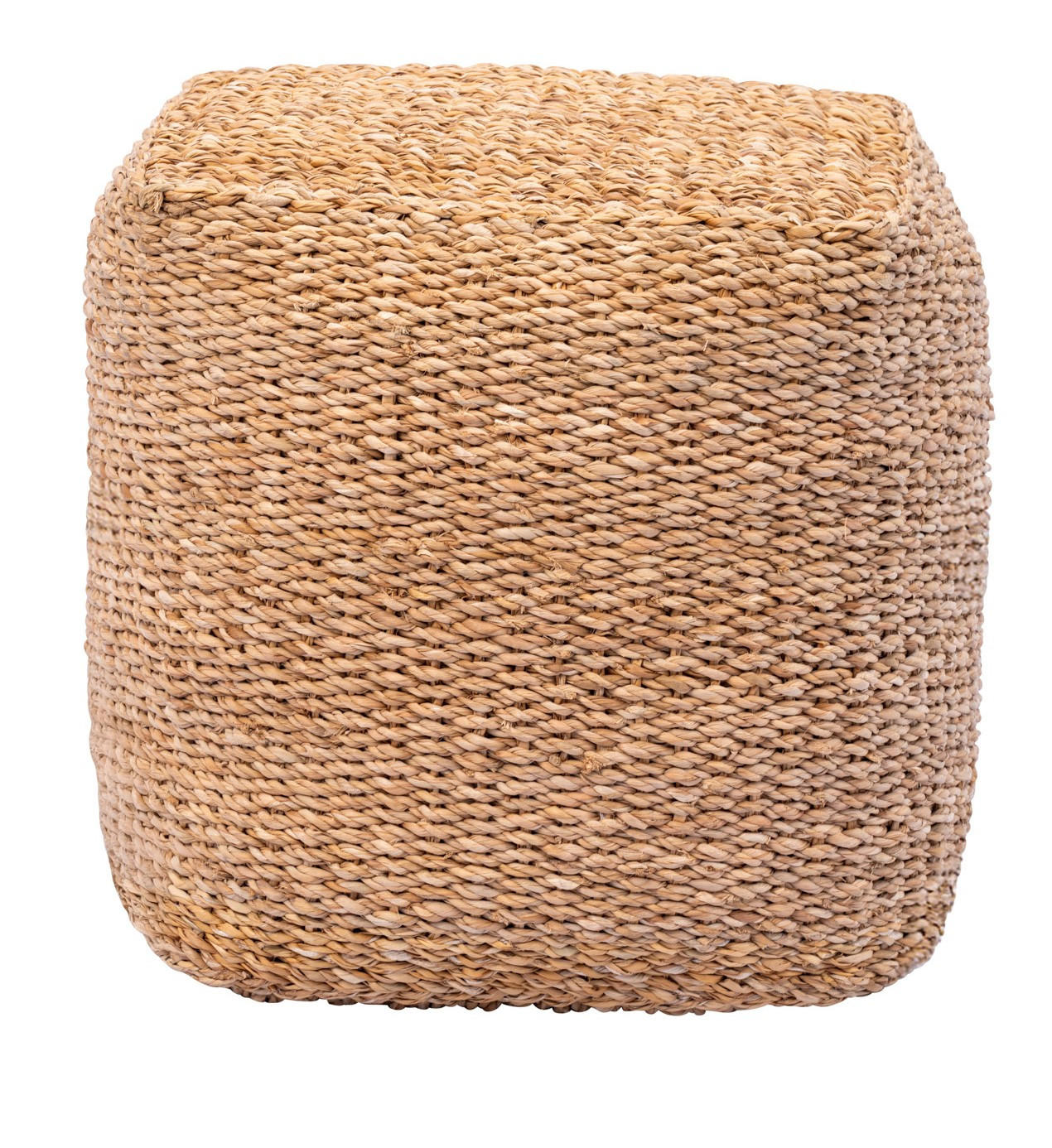 POUF Jute Braun - Braun, Textil (40/40/40cm) - Nordlys