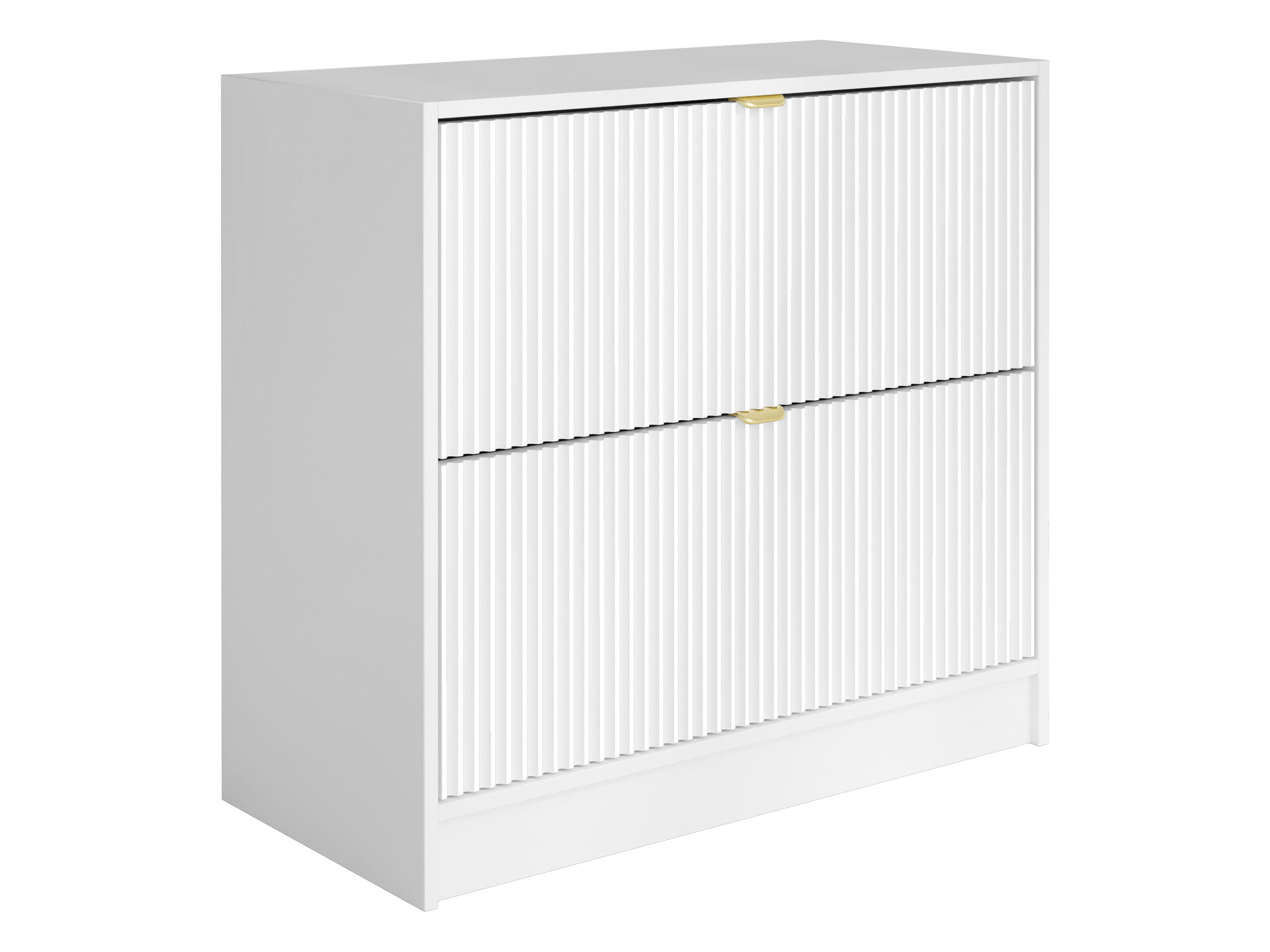 Mirjan24 Schuhschrank Weiß 80x75x40 cm