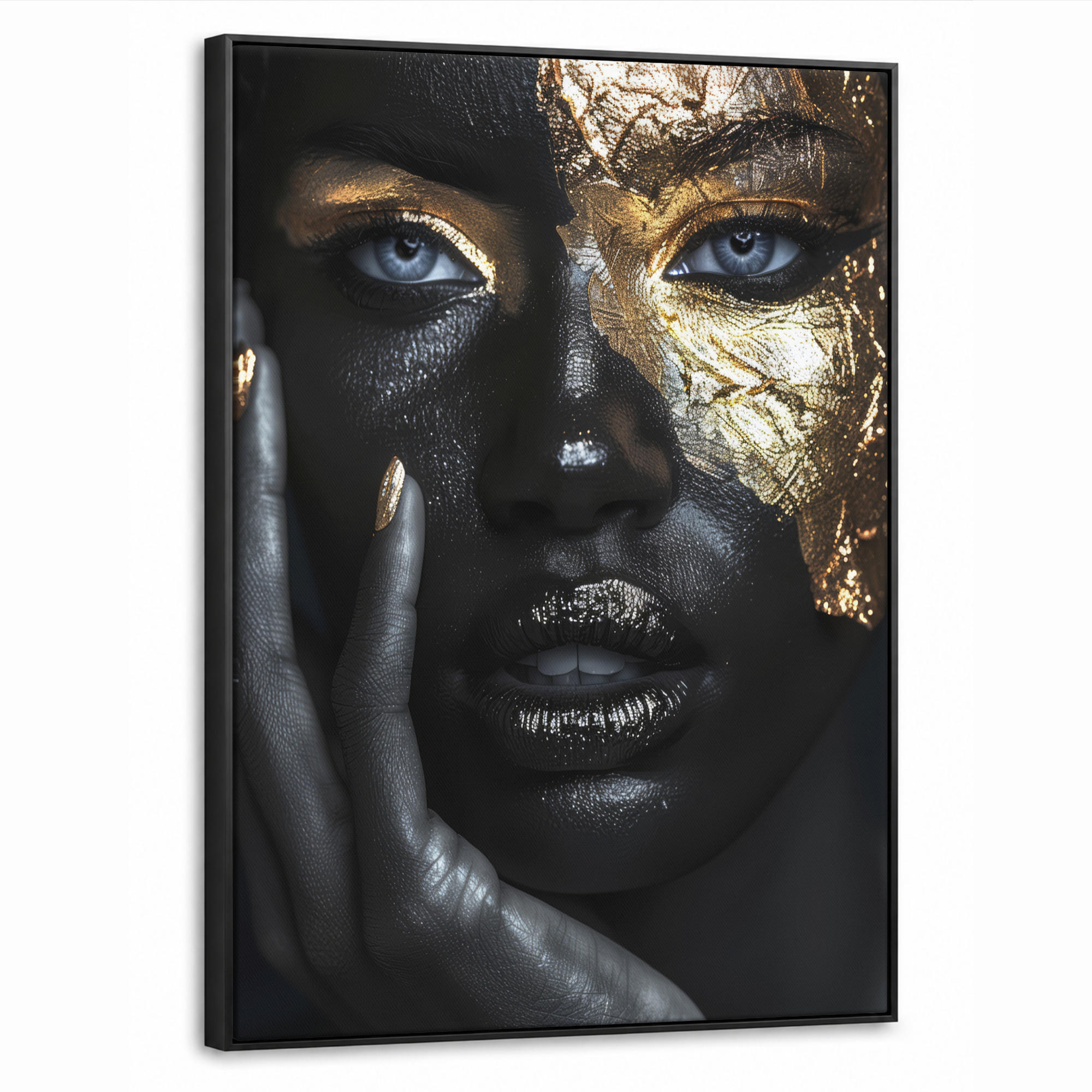 MuchoWow Leinwand Hellblau 60x80 cm