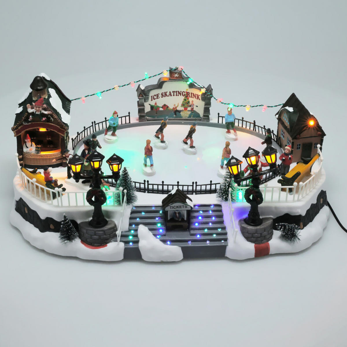 WEIHNACHTLICHE mit beleuchtetem LED-Licht und Bewegung 40/27,5/17 cm - Multicolor, Kunststoff (27.5/17/40cm) - Home Styling Collection