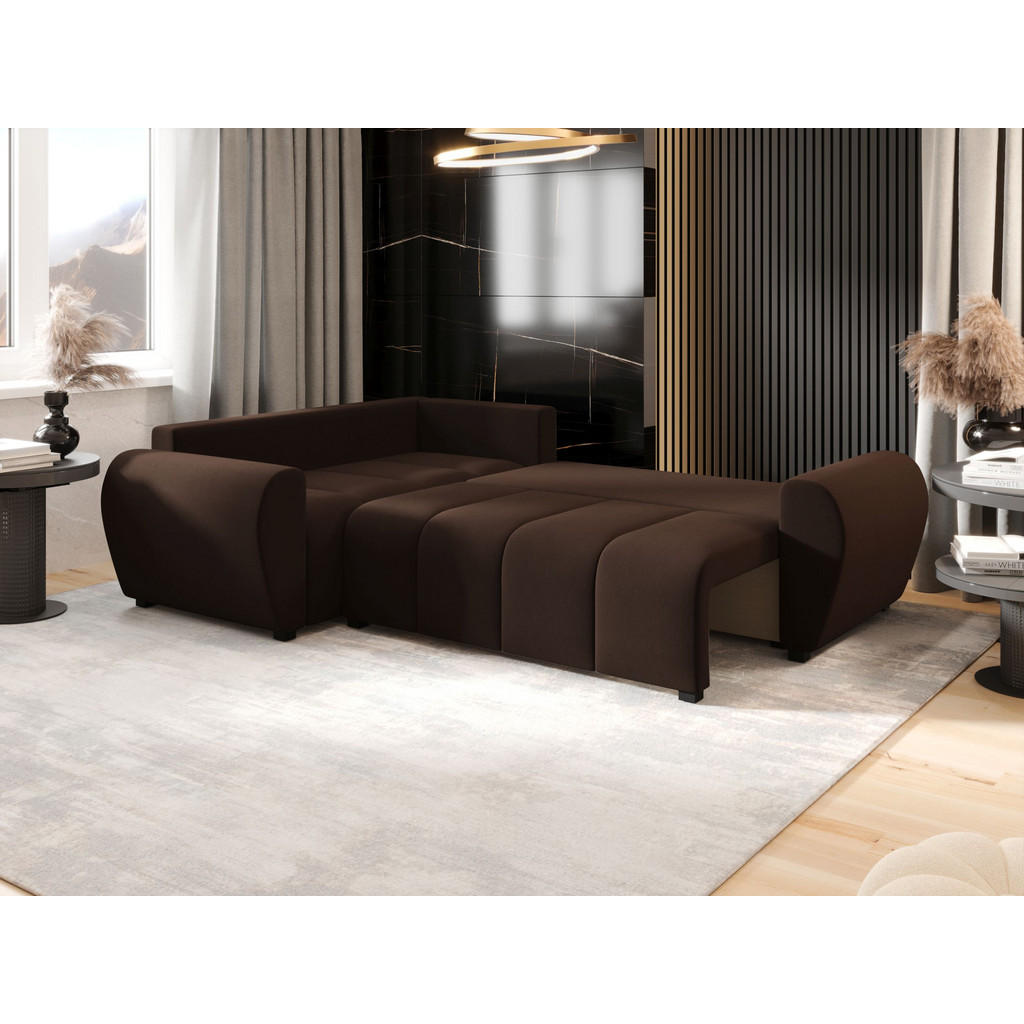 Thumbnail - Bedante Ecksofa, Braun, Textil, 4-Sitzer, 235x175 cm, Wohnzimmer, Sofas & Couches, Wohnlandschaften, Ecksofas