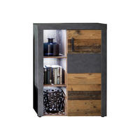 SIDEBOARD Old Wood Dekor - Grau, Holzwerkstoff (87/118/34cm) - ebuy24