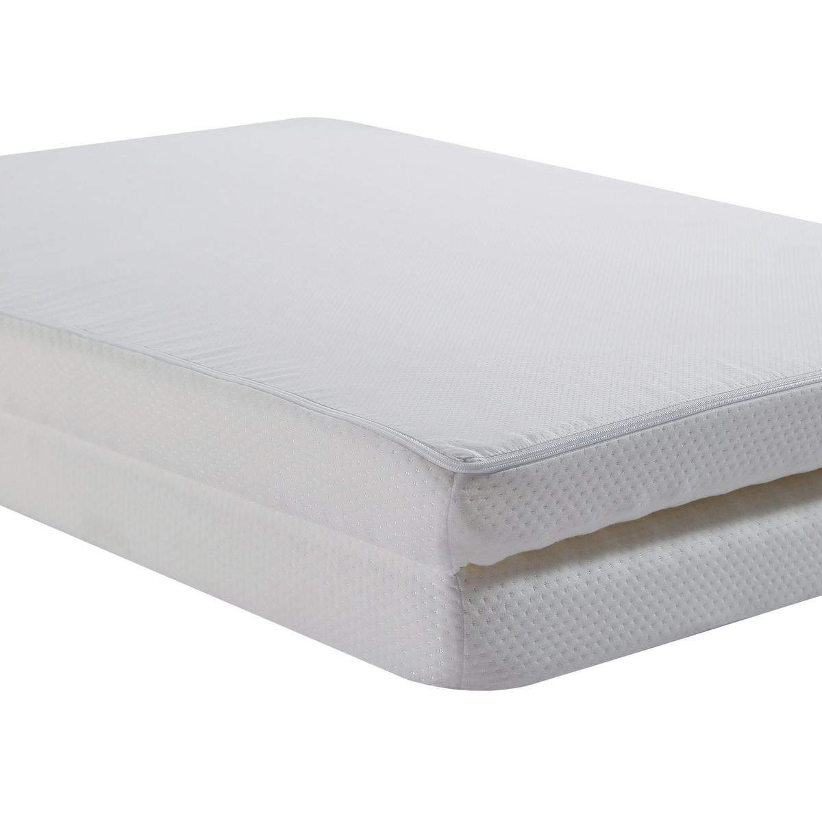 HOCHBETT 140/200 cm mit Untertisch und Regalen in Schwarz mit Matratze - Schwarz, Metall (140/200cm) - OKWISH