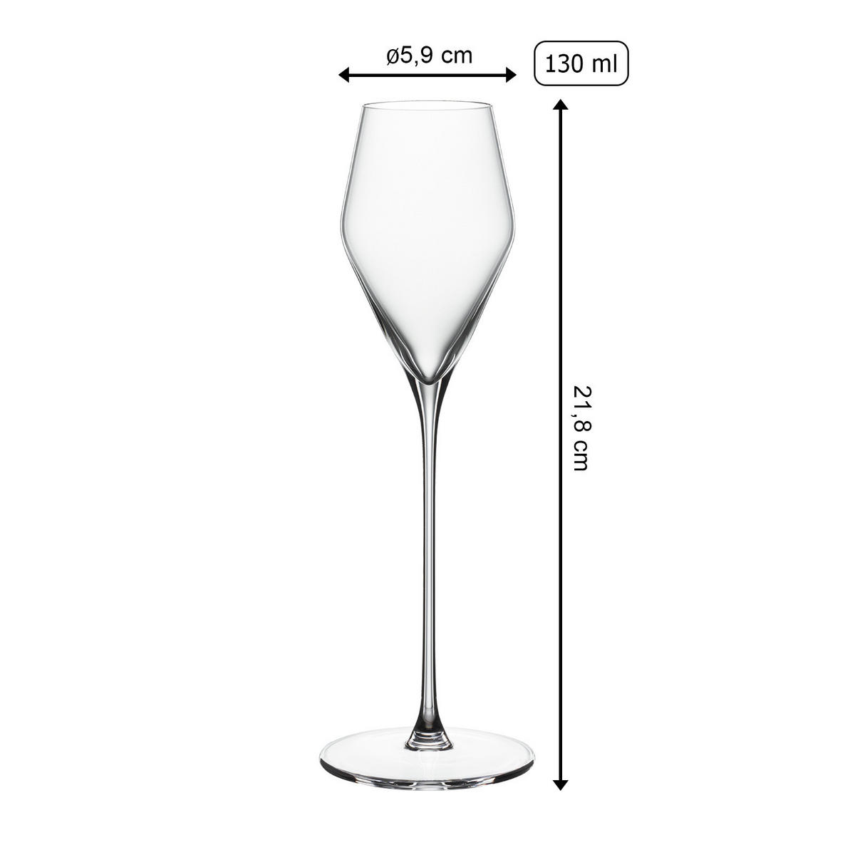 DIGESTIFGLÄSER + POLIERTUCH Definition transparent 130 ml 6er Set - Transparent, Glas (0.13L) - Spiegelau