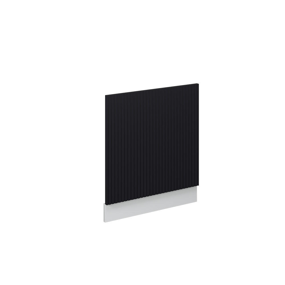 FRONTPANEL Fame-Line Svart randig 60 cm utan bänkskiva Svart, Vit 67.4/60/1.6 cm