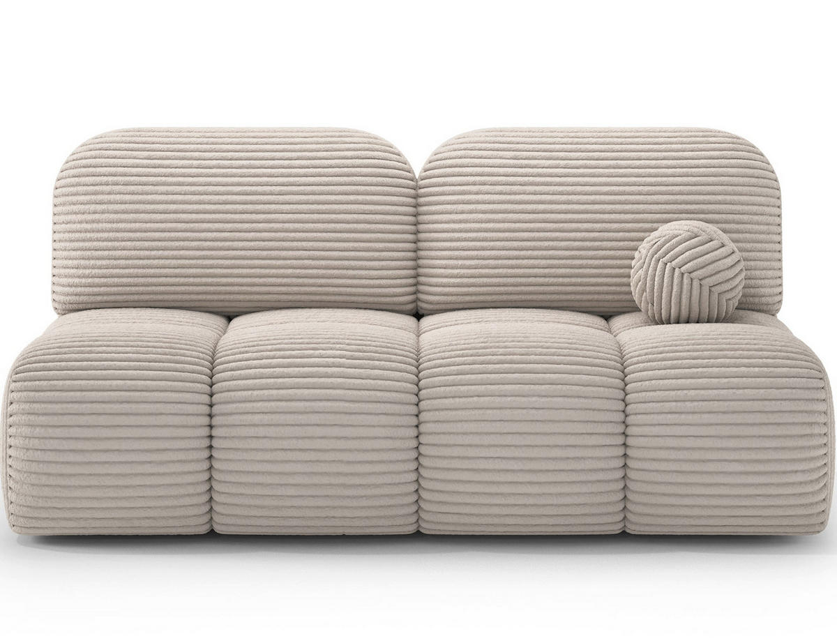 SCHLAFSOFA Nuwia mit Schlaffunktion und Bettkasten – Modernes Designsofa mit Schlafauszug und dekorativer Steppung - Weiß, Kunststoff (200/102/100cm) - Wohnideebilder