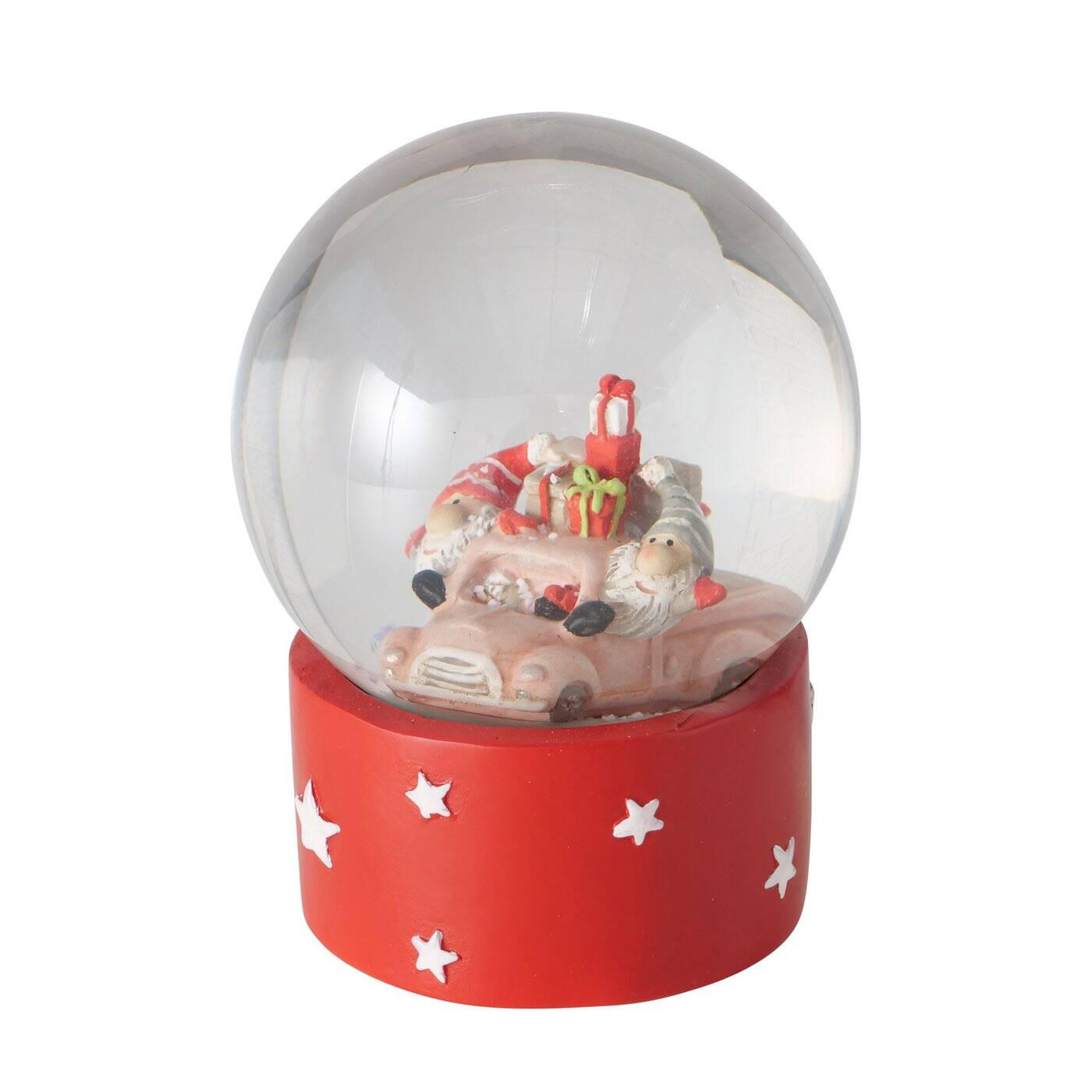 SCHNEEKUGEL Carrie Ø10,1 cm - Multicolor, Kunststoff (10.1/13.3/10.1cm) - Boltze Home