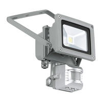 LED STRAHLER Faedo Aluminium Silber - Silberfarben, Glas (11.5/11/15cm)