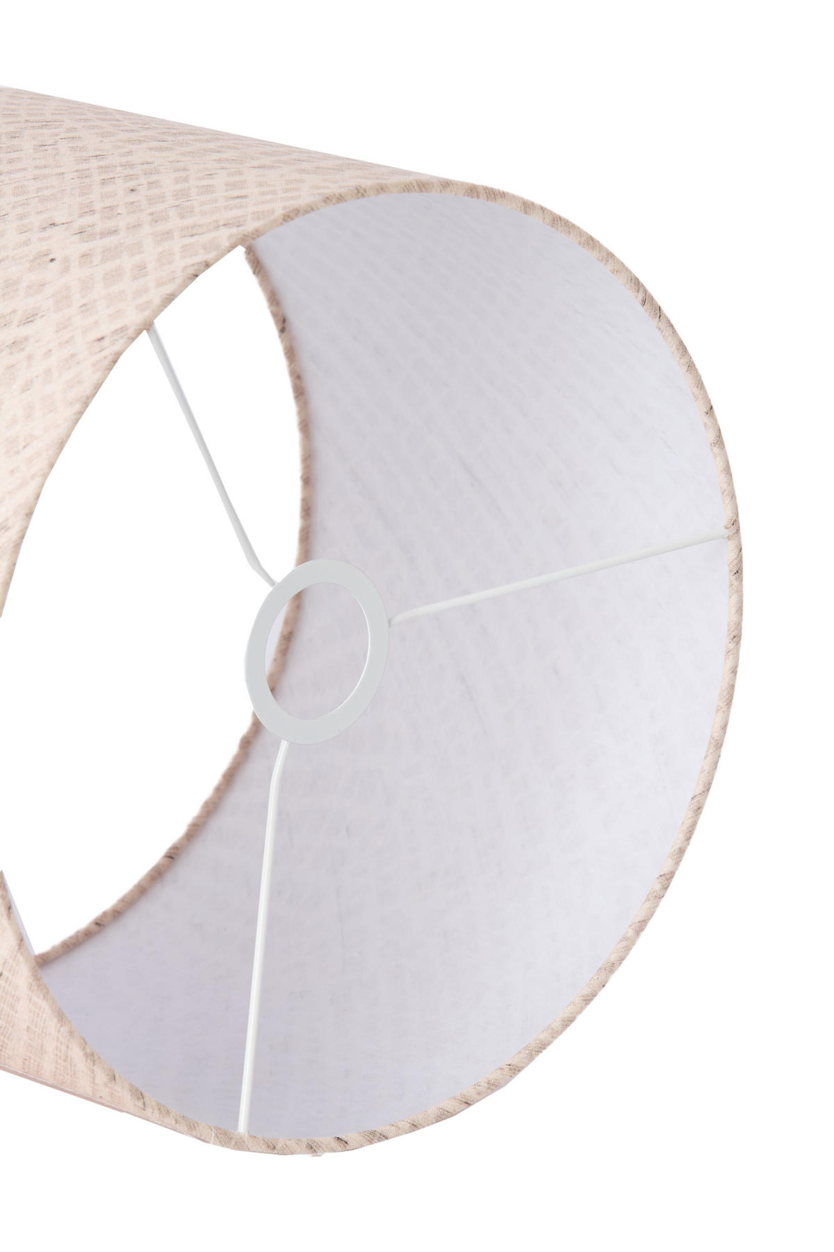 LAMPENSCHIRM Stone Braun 40/40/30 cm - Braun, Textil (40/40/30cm) - Light & Living