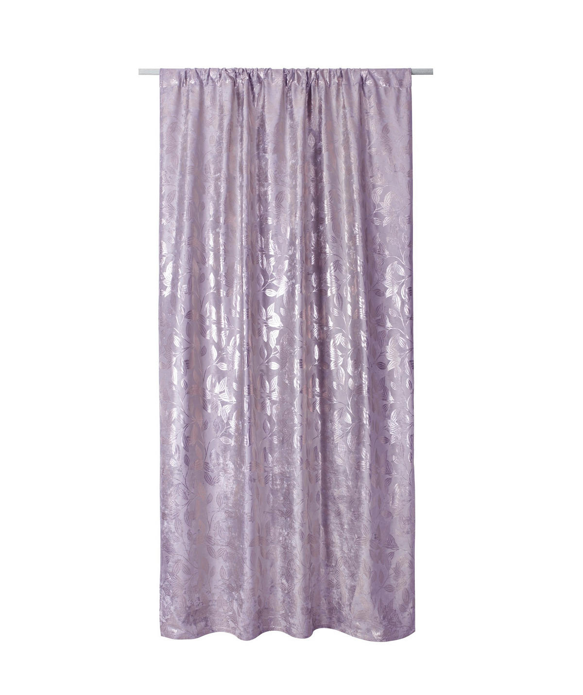 VORHANG Blomstela - Dunkelrosa, Textil (140/1/250cm) - home&you
