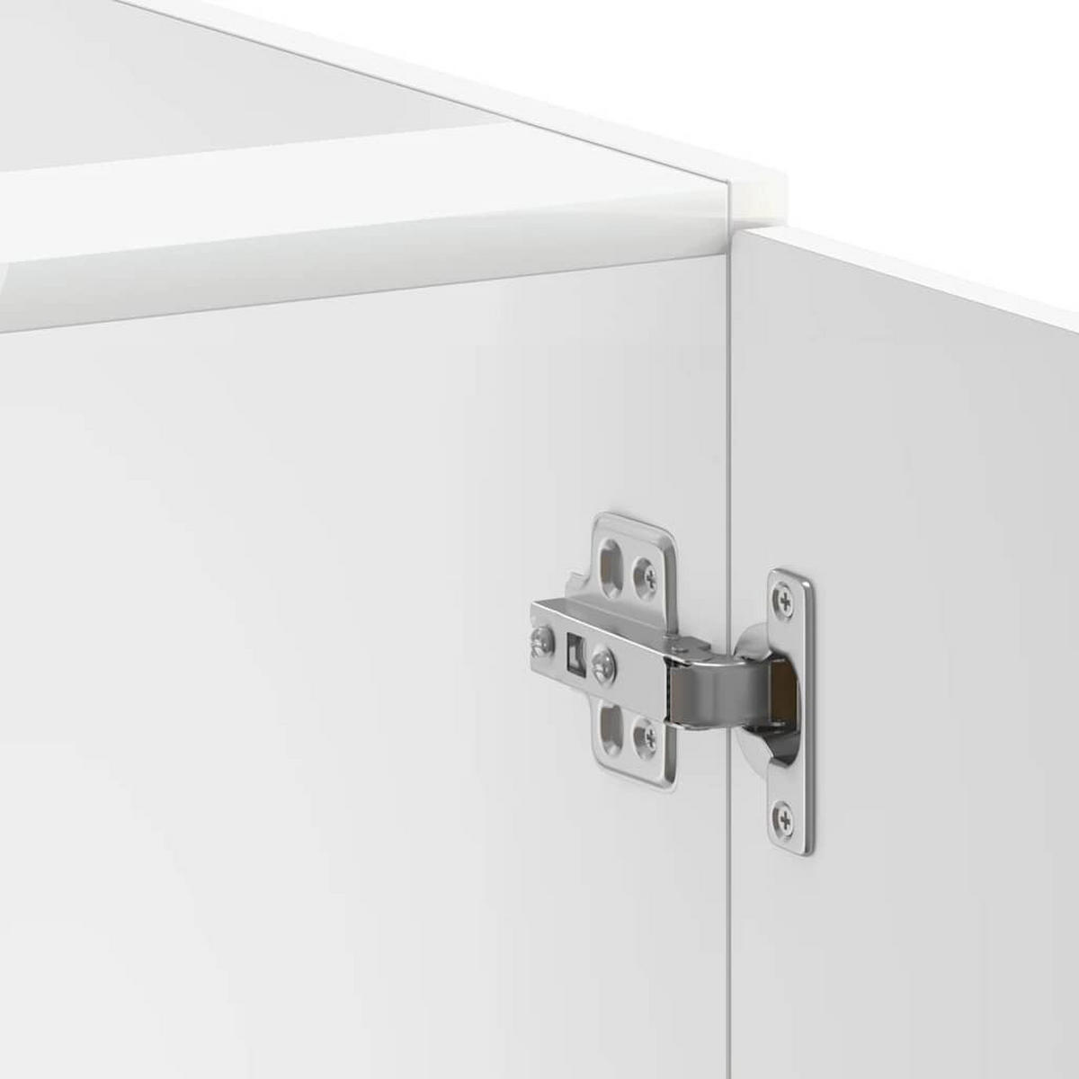 KÜCHENUNTERSCHRANK Lucca 60/46/81,5 cm aus Holzwerkstoff Weiß - Weiß, Holz (60/81.5/46cm) - vidaXL