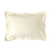 KISSENBEZUG Stehsaum Premium, Ägyptische Baumwolle, Fadendichte 1000 - Creme, Textil (48/74cm) - Homescapes