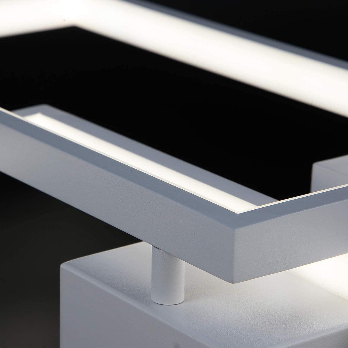 LED-DECKENLEUCHTE Irmgard 60/40/8.5 cm - Weiß, Metall (60/40/8.5cm) - Nettlife