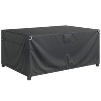 GARTENMÖBEL-ABDECKUNG 420D-Oxford-Gewebe Schwarz - Schwarz, Textil (120/74/180cm) - Outsunny