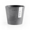 BLUMENTOPF Amsterdam 10,5/9,2 cm Grau - Grau, Kunststoff (10.5/9.2cm) - Ecopots