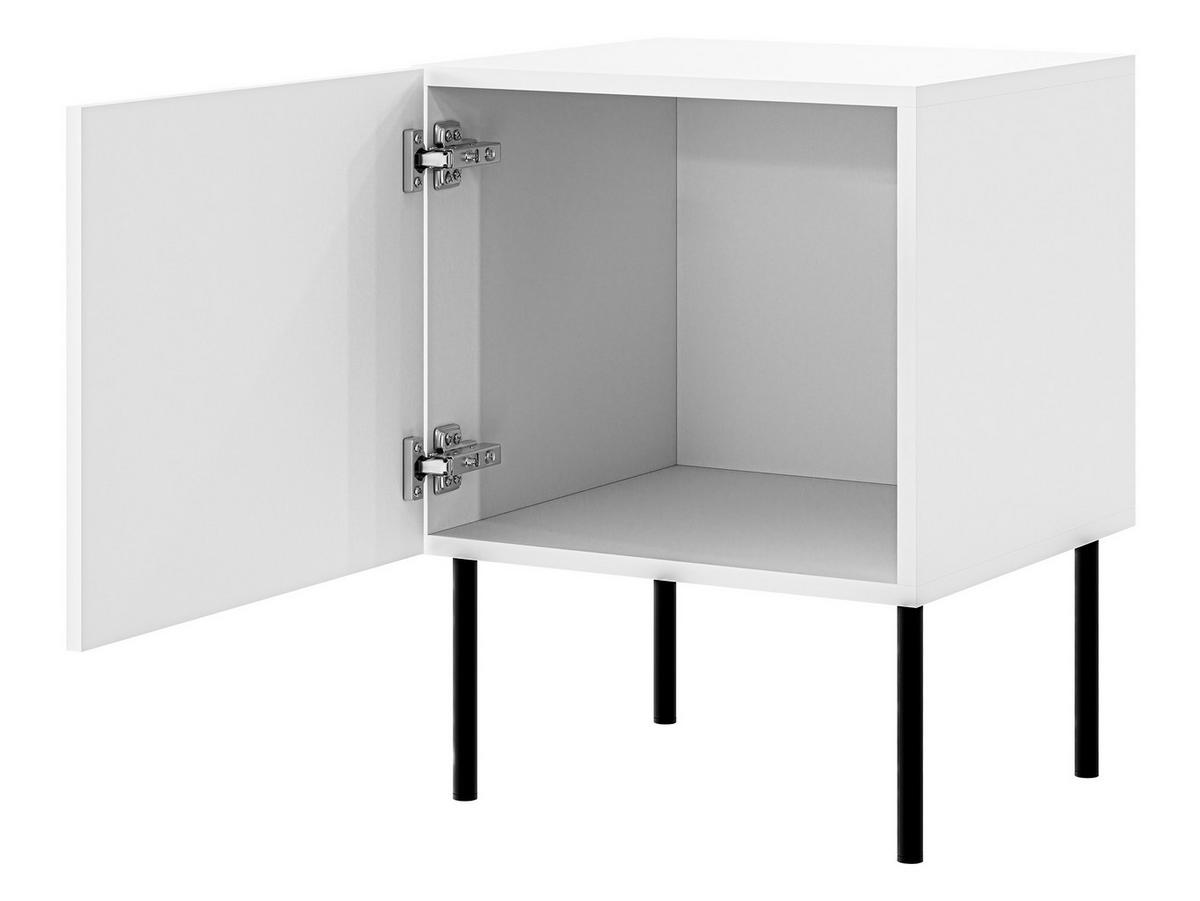 NACHTTISCH-SET Palazzo Bis (2 Stück) - Schwarz/Weiß, Holzwerkstoff/Kunststoff (45/59/39cm) - MIRJAN24