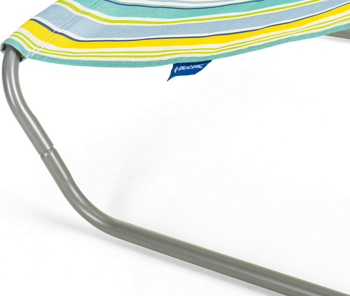 STRANDSTUHL bis 100 kg - Multicolor, Textil/Metall (51/60/97cm)