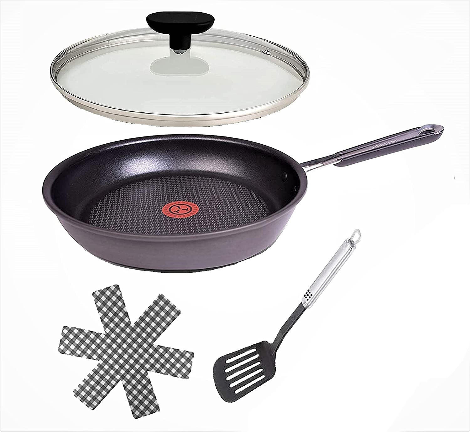 PFANNEN-SET E75604 Jamie Oliver 4-Teilig - Rot, Keramik/Metall - Tefal